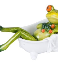 Froschhausen - Frosch in Badewanne, hellgrün