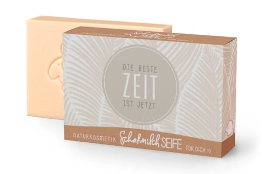 Geschenk für Dich - Schafmilchseife "Die beste Zeit" - Relax