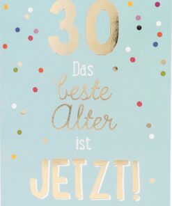 Jump Outs Musikkarte "30 - Das beste Alter"