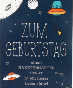 Jump Outs Musikkarte "Raketenhafter Geburtstag"