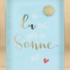 Mini-Bilderrahmen mit Schriftzug "Wo du bist"