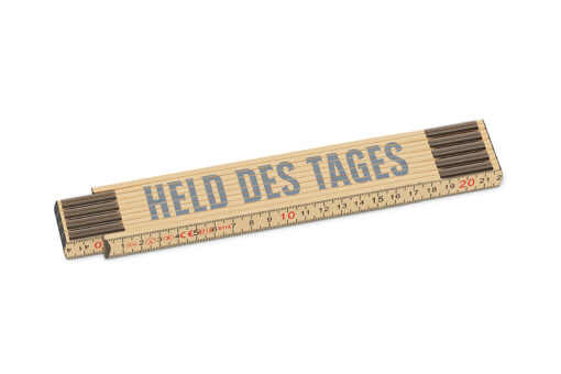 Geschenk für Dich – Zollstock “Held des Tages” – Manntastisch