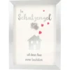 Mini-Bilderrahmen mit Schriftzug "Schutzengel fürs Haus"