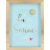 Mini-Bilderrahmen mit Schriftzug "Sonne"