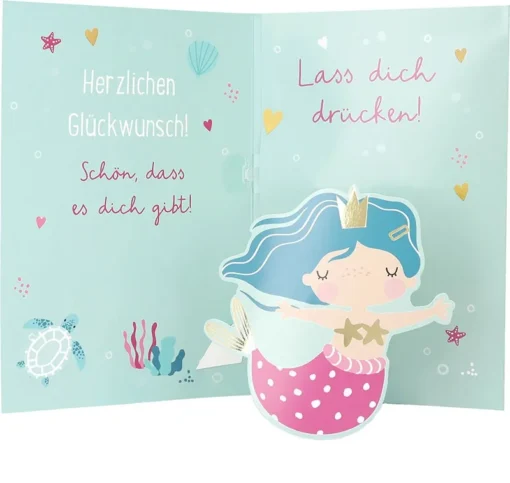 Jump Outs Musikkarte "Hurra Geburtstag" Innen