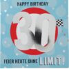 Musikkarte 30. Geburtstag / Limit!