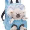 NICI Rucksack hellblau mit Koala Plüschtier 25cm