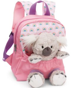 NICI Rucksack rosa mit Koala Plüschtier 25cm