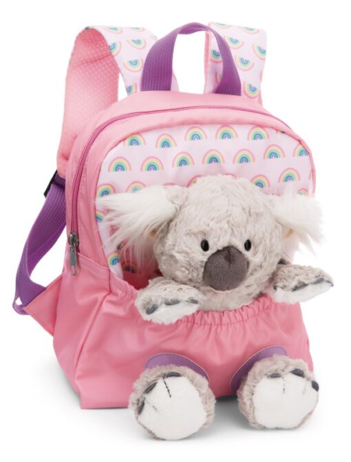 NICI Rucksack rosa mit Koala Plüschtier 25cm