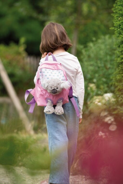 NICI Rucksack rosa mit Koala Plüschtier 25cm