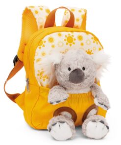 NICI Rucksack gelb mit Koala Plüschtier 25cm