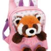 NICI Rucksack rosa mit Panda Plüschtier 25cm