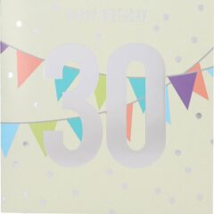 Musikkarte 30. Geburtstag / mintgrün