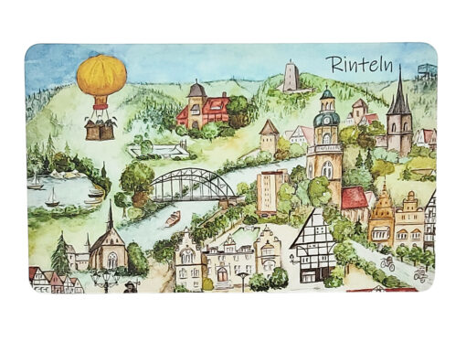 Frühstücksbrettchen Rinteln - Wimmelbild