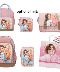 TOPModel "TEAM TEDDY" Schulrucksack-Set - Kollektion 2024 + GRATIS Wundertüte