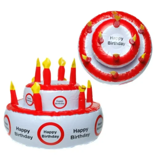 Aufblasbare Geburtstags-Torte Happy Birthday