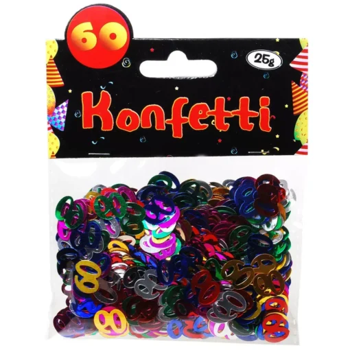 Konfetti "Zahlen" zum 60. Geburtstag