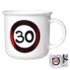 Party-Becher zum 30. Geburtstag "Verkehrsschild"