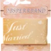 Absperrband "Just Married" Gold zur Hochzeit