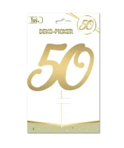 Deko-Picker zum 50. Geburtstag oder zur Goldhochzeit