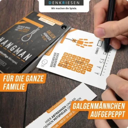 DENKRIESEN - Hangman® - Classic Edition "Galgenmännchen To Go"