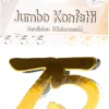 Jumbo Konfetti zum 75. Geburtstag Gold Silber