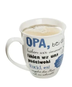 Jumbotasse "Opa, bei dir..."