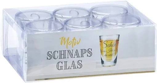 Motiv-Schnapsglas, 6er Set