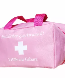 Tasche "1. Hilfe zur Geburt" Rosa