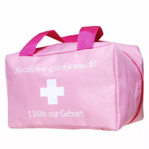 Tasche "1. Hilfe zur Geburt" Rosa