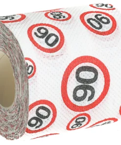 Toilettenpapier zum 90. Geburtstag "Verkehrsschild"