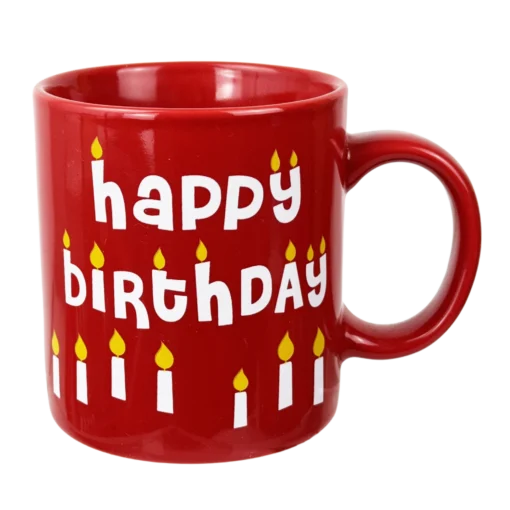 Könitz Becher "Happy Birthday" Rot