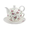 Ambiente® Tee-Set "Evelyn" - Teekanne, Tasse und Untertasse