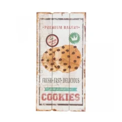 Bild "Cookies" in Plankenoptik Vintage