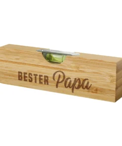 Geschenk Für Dich - Bierbuddy Wasserwaage mit Flaschenöffner “Bester Papa”