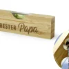 Geschenk Für Dich - Bierbuddy Wasserwaage mit Flaschenöffner “Bester Papa”