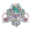 op Up Grußkarte zum 90. Geburtstag von SECOND NATURE®
