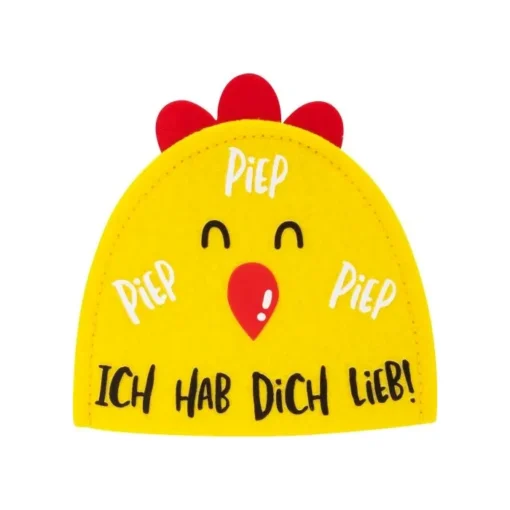 Sheepworld Eierwärmer - Küken "Piep" ich hab Dich lieb, aus Filz