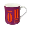 ppd Becher "Oh Lala!" aus feinem Porzellan