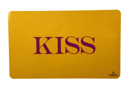 ppd Frühstücksbrettchen "Kiss"