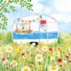 ppd Servietten "Happy Camping", 20 Stück, 33 x 33 cm