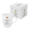 ppd Tasse "Coffee & Books" in Geschenkbox