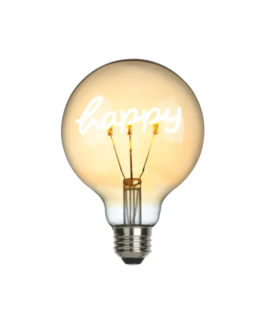 LED Leuchtmittel - Happy by Sompex, eingeschaltet