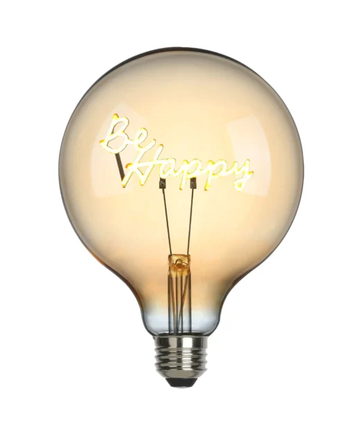LED Leuchtmittel - Be Happy by Sompex, eingeschaltet