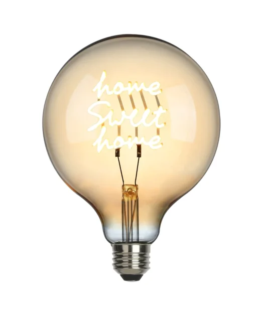 LED Leuchtmittel - Home Sweet Home by Sompex, eingeschaltet