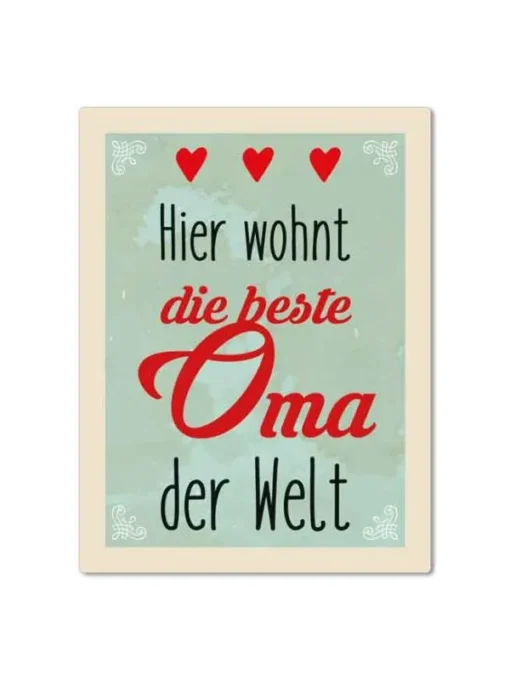 Magnet "Beste Oma der Welt"