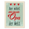 Magnet "Bester Opa der Welt"