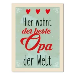 Magnet "Bester Opa der Welt"