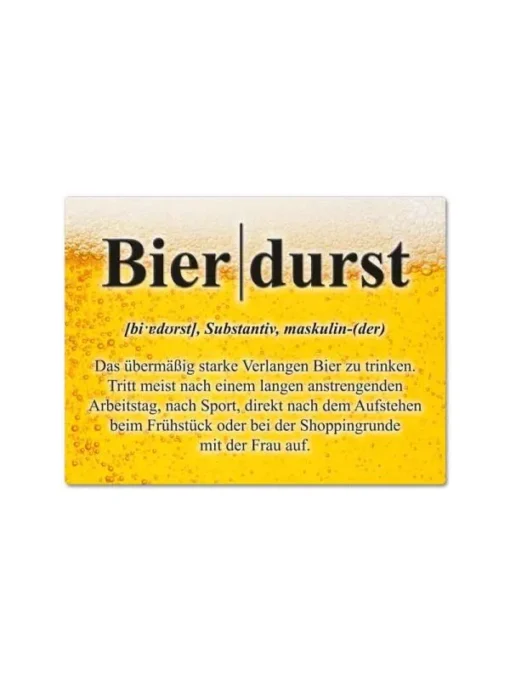 Magnet "Bierdurst Definition"