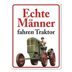 Magnet "Echte Männer fahren Traktor"